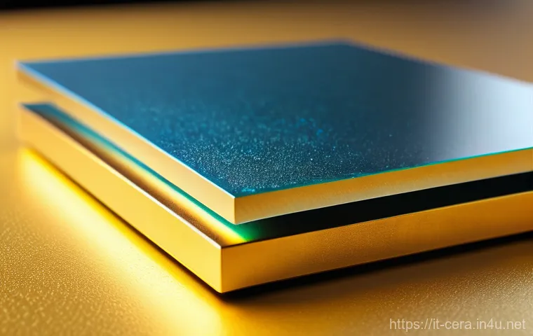 세라믹 산업의 기술 혁신 - **Prompt:** "Close-up, microscopic view of a revolutionary advanced ceramic material. The surface ex...